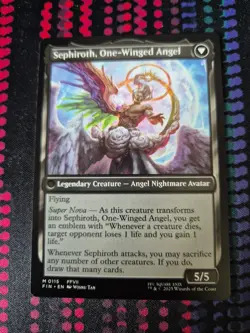 MTG Sephiroth Fabled Soldier 0115 Final Fantasy Mythic - Image 2