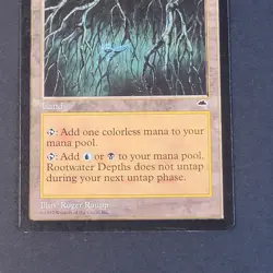 MTG - 1x Rootwater Depths - Tempest - NM/LP - Vintage Red - Magic The Gathering - Image 4