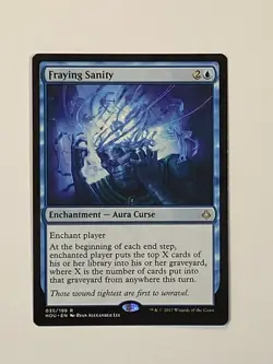 MTG - 1x Fraying Sanity - Hour of Devastation - NM - #35 - Magic The Gathering - Image 2