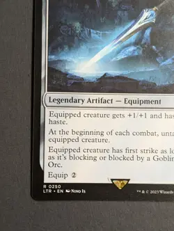 MTG - 1x Sting the Glinting Dagger - NM Pack Fresh - LOTR: Tales of Middle Earth - Image 3