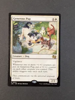 MTG - 1x Generous Pup - Foundations Jumpstart - NM - Magic The Gathering - #4 - Image 3