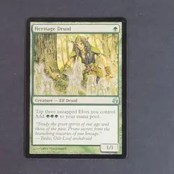 MTG - 1x Heritage Druid - Morningtide - NM/LP - Green Magic The Gathering - 2008 - Image 2