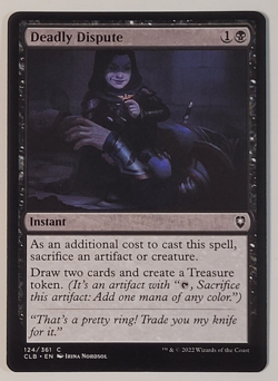 MTG - 1x Deadly Dispute - Commander Legends Battle for Baldur's Gate - NM Magic - Image 1