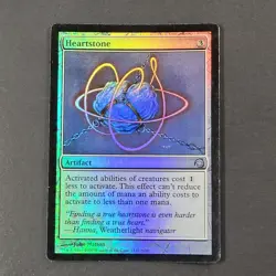 MTG - 1x Heartstone - Premium Deck Series Slivers - LP/NM -Foil Magic - #26 2009 - Image 2