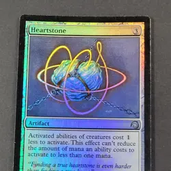 MTG - 1x Heartstone - Premium Deck Series Slivers - LP/NM -Foil Magic - #26 2009 - Image 5