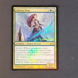 MTG - 1x Fathom Mage - Gatecrash - Pre-Release Foil - LP -Magic The Gathering - Image 2