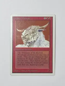 MTG - Hurloon Minotaur - Unlimited (2nd) Ed. - NM - Vintage - 1994 Magic - SG14 - Image 2