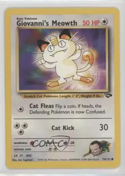 Giovanni's Meowth Pokemon Gym Challenge #74 2000 0l4h - Image 1