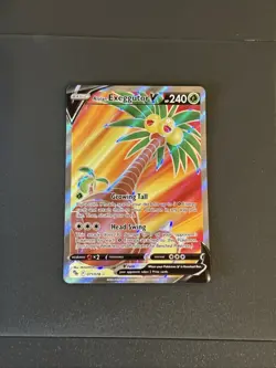 2022 Pokemon GO #071/078 FA Alolan Exeggutor V Mint - Image 1