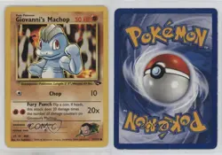 Giovanni's Machop Pokemon Gym Challenge #72 2000 2f4 - Image 3