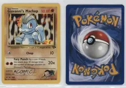 Giovanni's Machop Pokemon Gym Challenge #72 2000 0cv - Image 3