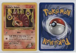Blaine's Vulpix Pokemon Gym Challenge #66 2000 04qn - Image 3