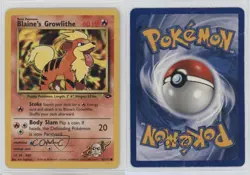 Blaine's Growlithe Pokemon Gym Challenge #62 2000 2f4 - Image 3