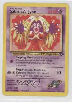 Sabrina's Jynx Pokemon Gym Challenge #57 2000 10cj - Image 1