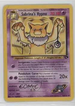 Sabrina's Hypno Pokemon Gym Challenge #56 2000 2f4 - Image 1