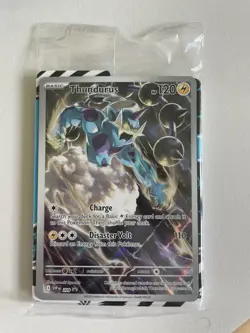 Thundurus Black Bolt Pokemon TCG Full Art 209 Promo Sealed - Image 1