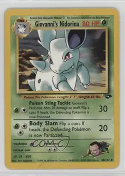 Giovanni's Nidorina Pokemon Gym Challenge #44 2000 2f4 - Image 1
