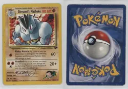 Giovanni's Machoke Pokemon Gym Challenge #42 2000 2f4 - Image 3