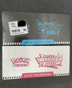 Pokemon TCG Black Bolt and White Flare ETB - New & Sealed ✅ - Image 3