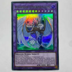 Rainbow Overdragon (Green)- LDS1-EN101 | 1st Edition Ultra Rare NM YuGiOh! - Image 1