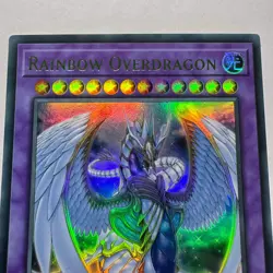 Rainbow Overdragon (Green)- LDS1-EN101 | 1st Edition Ultra Rare NM YuGiOh! - Image 2