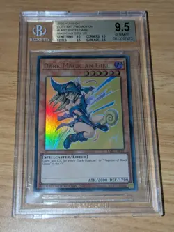 Dark Magician Girl LART-EN019 Beckett 9.5 Gem Mint Lost Art Yugioh! - Image 1