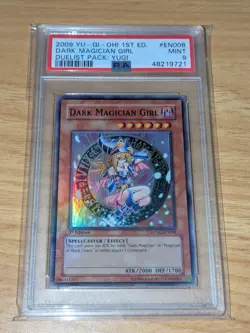 Dark Magician Girl 1st DPYG-EN008 PSA 9 Mint Duelist Pack Yugi Yugioh! - Image 1