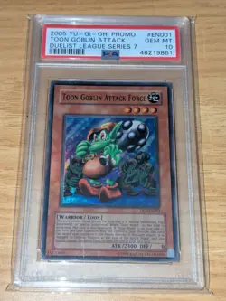 Toon Goblin Attack Force DL7-EN001 PSA 10 GEM MINT Duelist League Yugioh! - Image 1