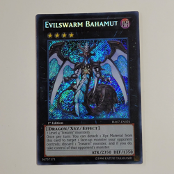 Yugioh - Evilswarm Bahamut - HA07-EN024 - NM - Secret Rare - 1st Ed- Holo - 2013 - Image 3