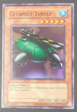 Yugioh TCG - Catapult Turtle - RP01-EN038 - NM - Pack Fresh - Super Rare - 2020 - Image 1