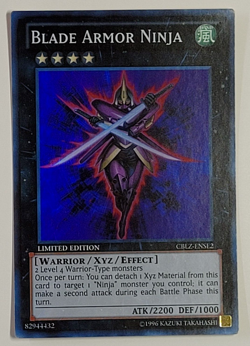 Yugioh - Blade Armor Ninja - CBLZ-ENSE2 - NM - Super Rare - Limited - Holo 2012 - Image 1