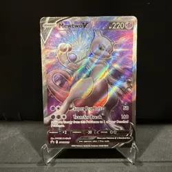 Mewtwo V SWSH229 NM Full Art Promo Rare Pokemon Card - Image 1