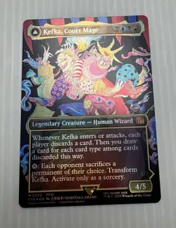 MTG - FOIL Kefka, Court Mage (Borderless) (0322) - NM / English - Image 1