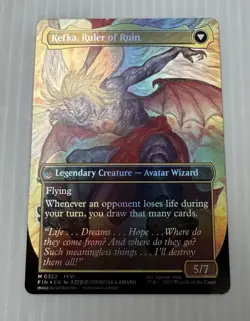 MTG - FOIL Kefka, Court Mage (Borderless) (0322) - NM / English - Image 2