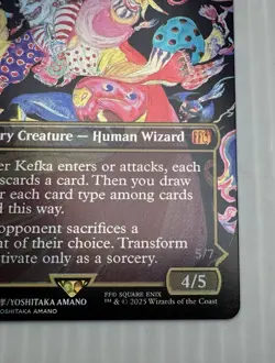 MTG - FOIL Kefka, Court Mage (Borderless) (0322) - NM / English - Image 5