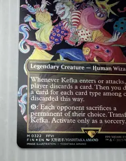 MTG - FOIL Kefka, Court Mage (Borderless) (0322) - NM / English - Image 6