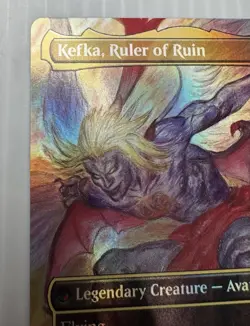 MTG - FOIL Kefka, Court Mage (Borderless) (0322) - NM / English - Image 8