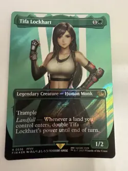Tifa Lockhart (Borderless) (Surge Foil) Final Fantasy Foil - Image 1