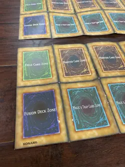Vintage Yugioh! TCG Playmat Paper Deck Zone & Field Card Zone x 2 - Image 2