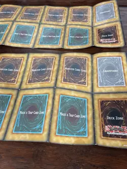 Vintage Yugioh! TCG Playmat Paper Deck Zone & Field Card Zone x 2 - Image 4