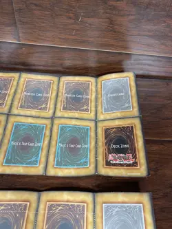 Vintage Yugioh! TCG Playmat Paper Deck Zone & Field Card Zone x 2 - Image 5