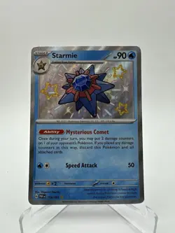 Pokemon Card TCG Starmie 119/091 Scarlet & Violet Paldean Fates Holo ✅ NM/M ✅ - Image 1