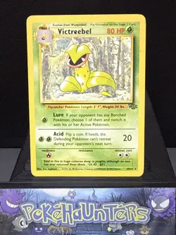 Pokemon Card Victreebel 30/64 Non Holo Jungle Set Rare WOTC Played - Image 1