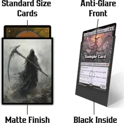 (Grim Reaper) - 100ct Matte TCG/MTG Card Art Sleeves by Ai Armor Multi - Image 3