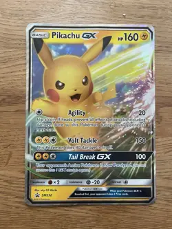 Pikachu GX jumbo and normal sided pokemon card - SM232 - Image 3