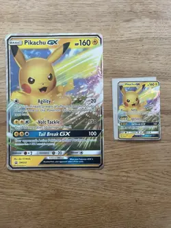 Pikachu GX jumbo and normal sided pokemon card - SM232 - Image 5