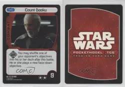 2007 Star Wars: Pocket Model Trading Card Game Count Dooku (Foil) #113 0b0g - Image 3