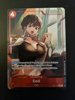Doll (Alt Art) - OP11-008 - A Fist of Divine Speed - ONE PIECE Card - English - Image 1