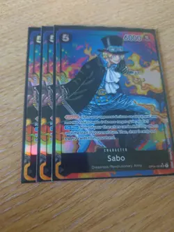 Sabo OP04-083 V2 Alt Art One Piece TCG Card - Image 1