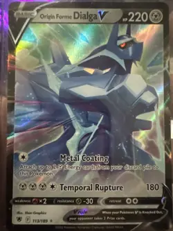 Pokemon TCG 4 Card Lot Reshiram, Absol EX, Origin Forme Dialga V & Alcremie - Image 3